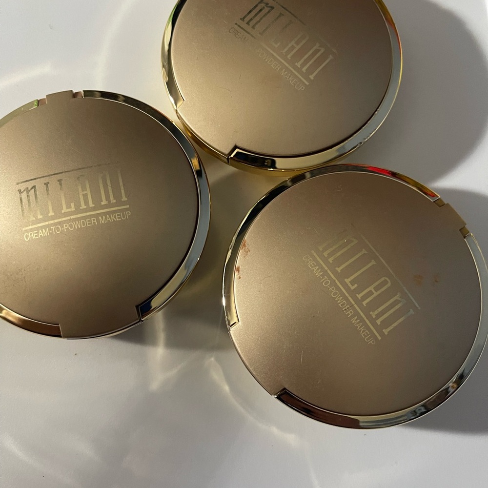 3 Milani Smooth Finish Cream to Powder #02 SPICED ALMOND